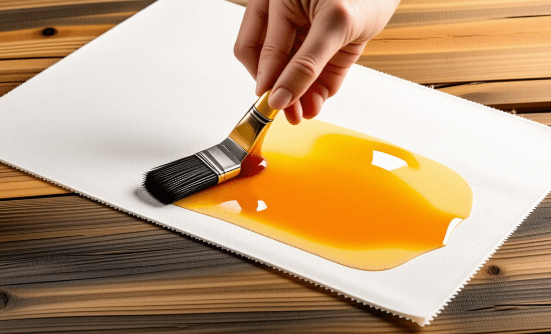 Appliquer un vernis à bois sur du coton