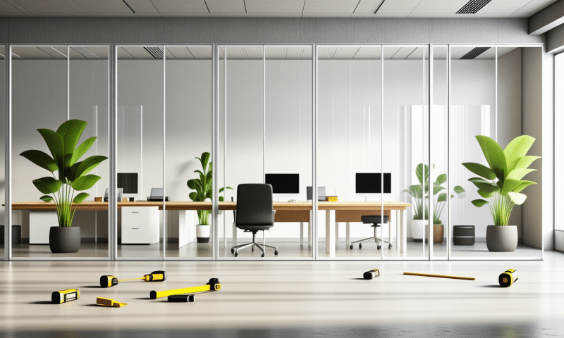 Construire une cloison amovible 100 % fixe