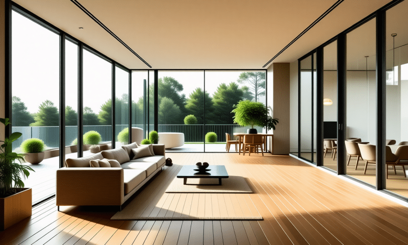 Aménager une terrasse intérieure sur un sol flottant